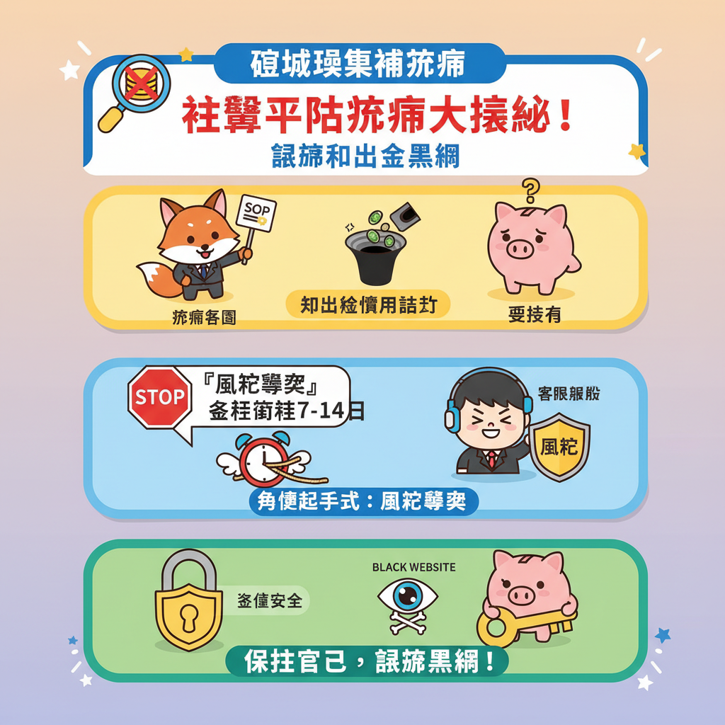 線上博弈會員反詐騙單位出金假投資社羣平臺玩家評價詐騙集團詐騙網站代理線上博弈帳戶凍結客服服務資金安全不出金流水要求資金追回延遲出款詐騙手法玩家投訴